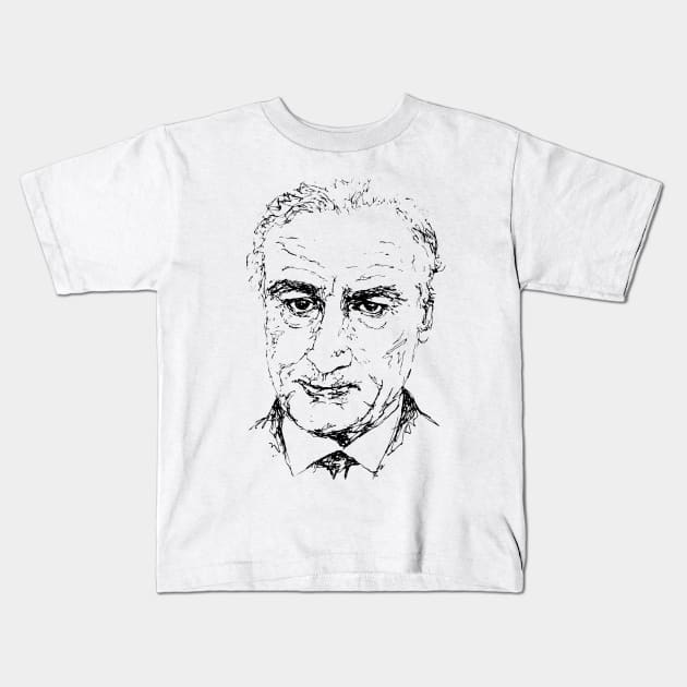 Robert De Niro Kids T-Shirt by zoebrittle